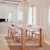 Mesa Deyanira de chapa de roble y patas de madera maciza de roble 200 x 100 cm en Madera natural - Mesas de comedor, Uruguay | Kavehome, vista 3 de 6