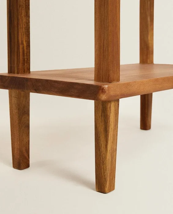 ESTANTERÍA DE MADERA DE ACACIA en Madera natural - Estantes y repisas, Uruguay | Zara Home, vista 4