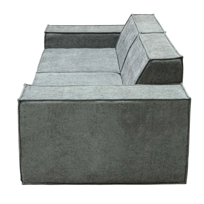 Sofá Modular 3 Cuerpos Espuma Gris Luna en Gris - Sillones y sofás, Uruguay | Divino, vista 4