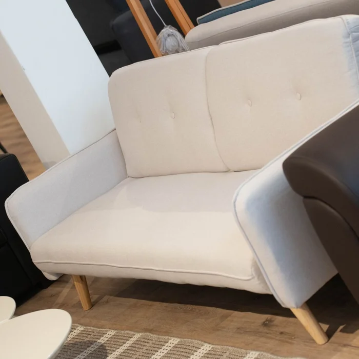 Sillón Cama Mìa en Tela - Gris en Beige - Sillones y sofás, Uruguay | Rústico Hogar, vista 3