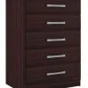 Comodas Cajoneras 5 Cajones Dormitorio Blanco 051 en Blanco - Sillones y sofás, Uruguay | Soy Hogar, vista 3