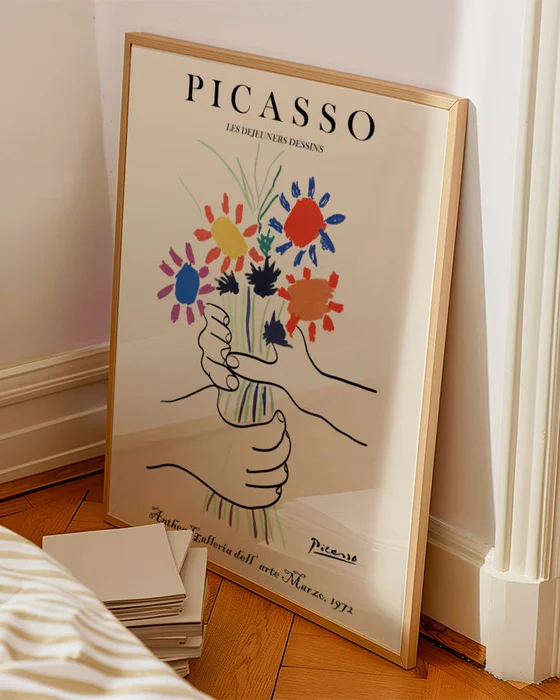 Picasso - El Ramo en Multicolor - Láminas, Uruguay | La Cuadrería, vista 2