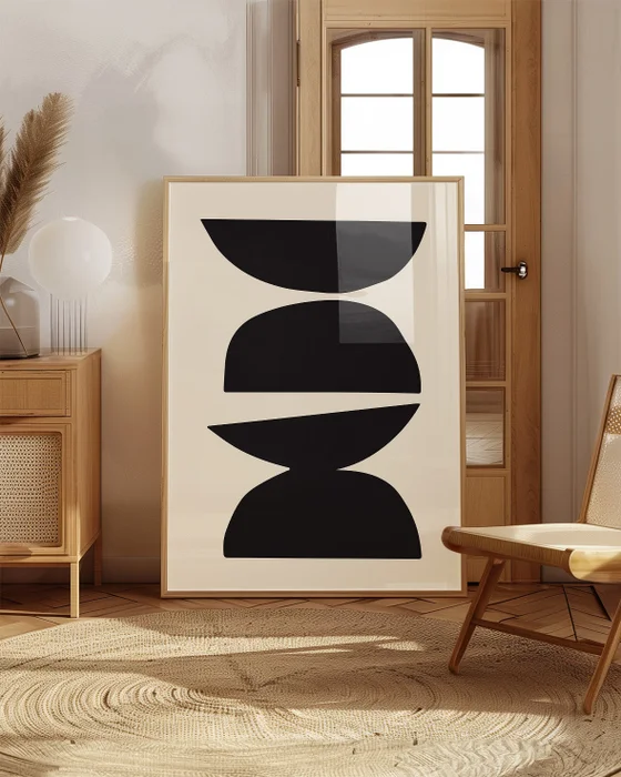 Abstractos Neutros - Serie N.13 en Multicolor - Láminas, Uruguay | La Cuadrería, vista 2