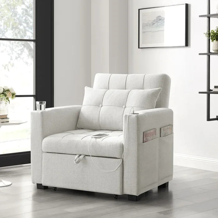 Sofa Cama 1 cuerpo - Seater en Gris - Sillones y sofás, Uruguay | Delta Center