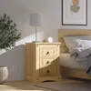 Mesa de luz 3 cajones - Línea Monterrey - Natural - Mesas de luz, Uruguay | Ecowood, vista 1 de 4