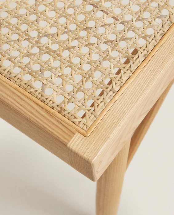 BANCO MADERA Y RATÁN en Madera natural - Butacas, banquetas y puffs, Uruguay | Zara Home, vista 4