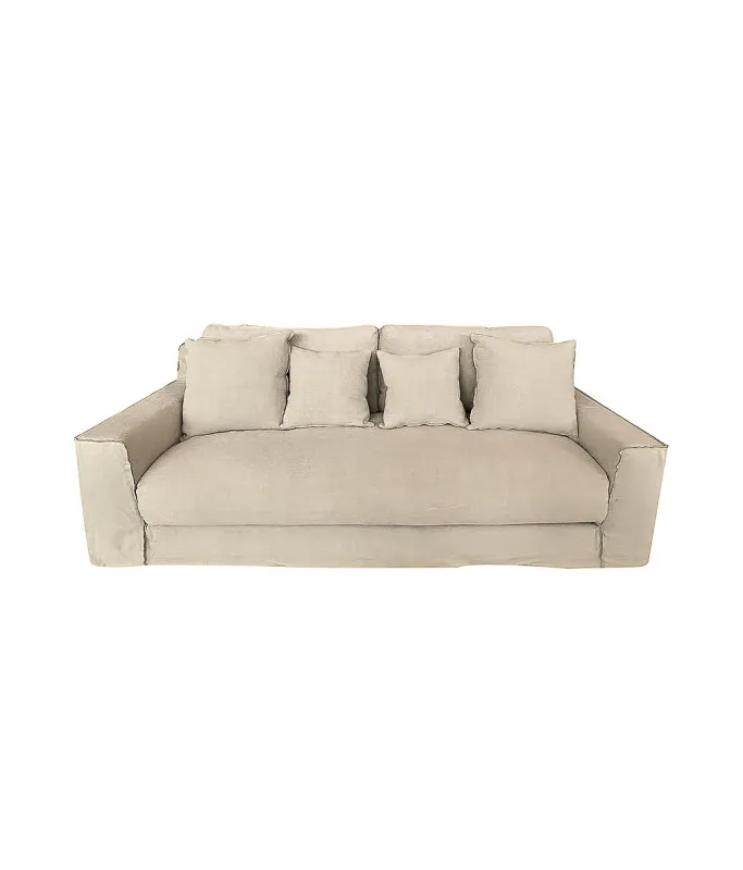 Sofá Sand, 3 Cuerpos - Beige en Beige - Sillones y sofás, Uruguay | Indian