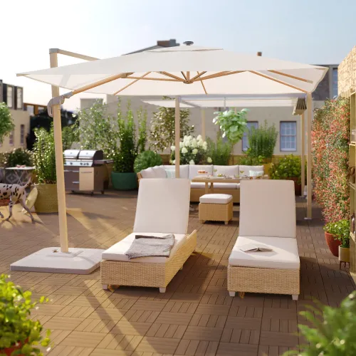 Reposera Medena en Beige - Muebles para el exterior, Uruguay | Naterial Uruguay