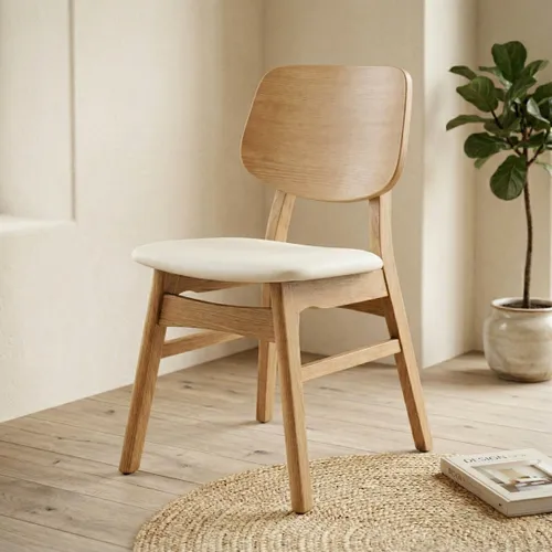 Silla de Comedor Madera natural Arcadia - Origen en Madera natural - Sillas, Uruguay | Rústico Hogar