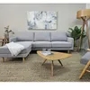 Sofa con Chaise PRADA PREVENTA - Light Grey Tela Rústica en Light Grey Tela Rústica - Sillones y sofás, Uruguay | Finkel, vista 3 de 6