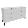 Cómoda Cajonera Marden - 6 Cajones Horizontal en Blanco - Cómodas, Uruguay | Unsi, vista 1 de 10