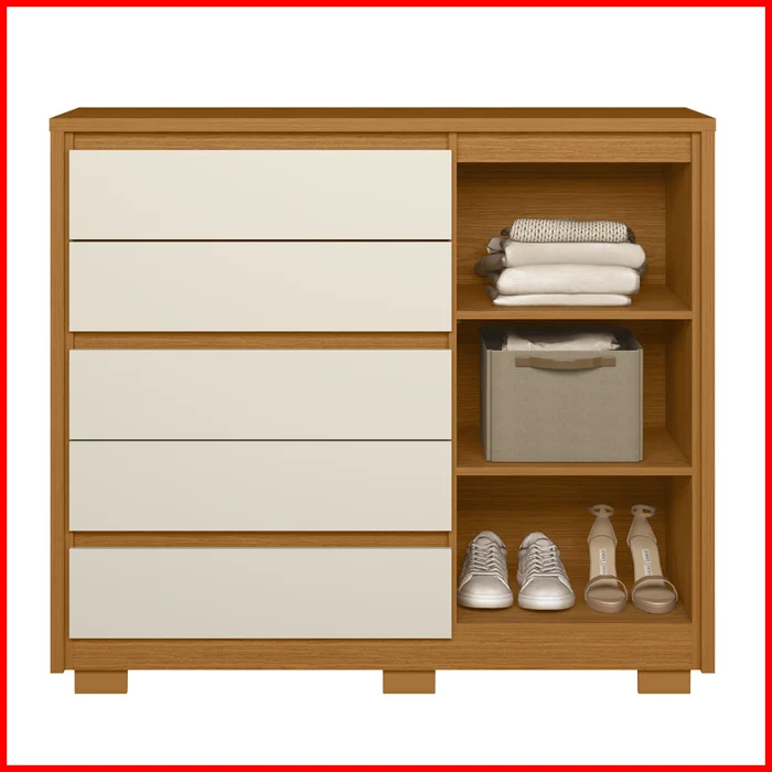 Comoda con puerta – Duetto 190 en Multicolor - Cómodas, Uruguay | Punto Unión, vista 3
