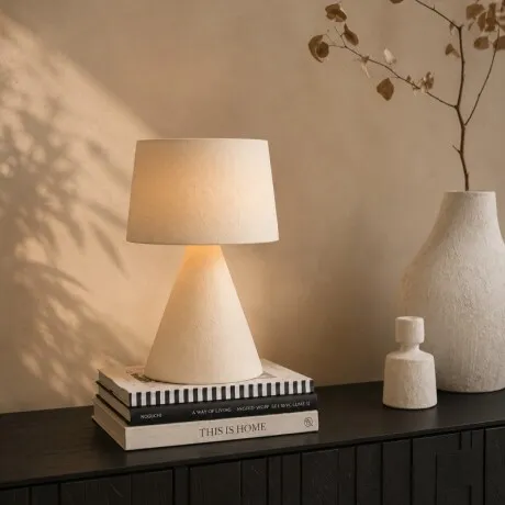 Lámpara De Mesa Luce en Beige - Lámparas de mesa, Uruguay | Aihaus