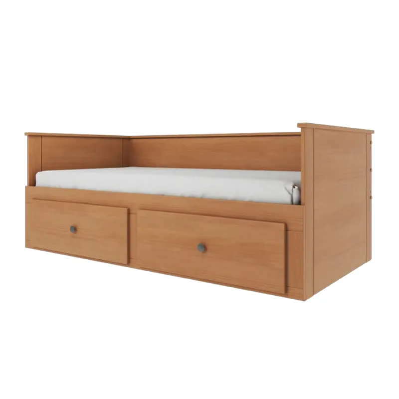 Cama Somnus 1 Plaza / auxiliar - Funcional - Marrón en Marrón - Dormitorio, Uruguay | Ecowood