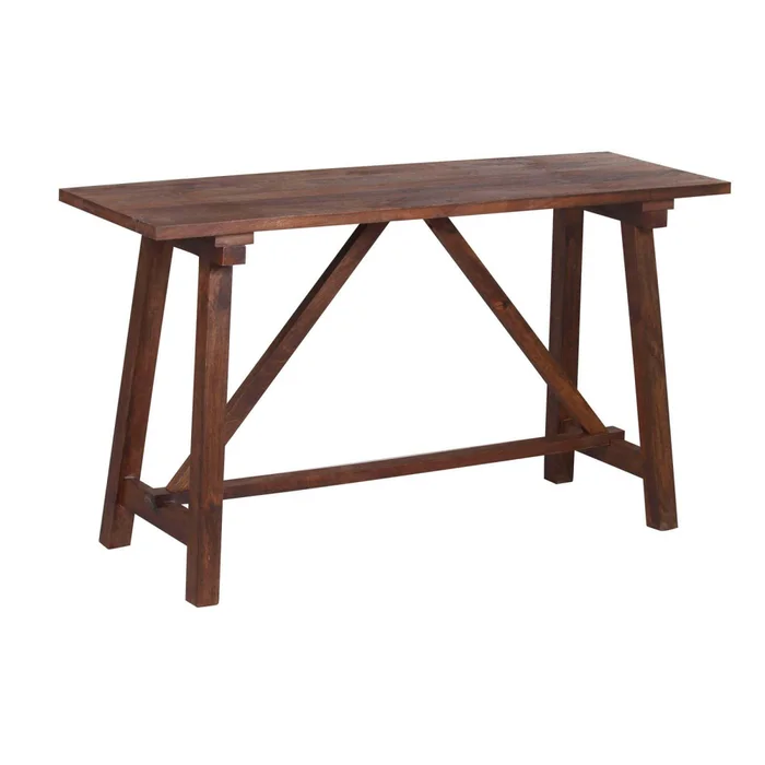 Consola/mesa De Arrime Living Madera-de-mango Marron Farm Castaño en Marrón - Mesas de living, Uruguay | Divino, vista 2