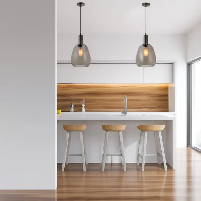 Luminaria Colgante Pireo Small Negra ø 23 cm en Negro - Lámparas colgantes, Uruguay | Serlux, vista 3