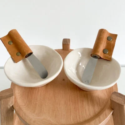 Juego de torre + 2 bowls + 2 espátulas con cuero en Madera natural - Decoración, Uruguay | Dreams On Time, vista 11
