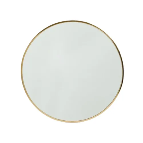 Espejo Redondo 60cm – Beige en Dorado - Espejos, Uruguay | Berna home