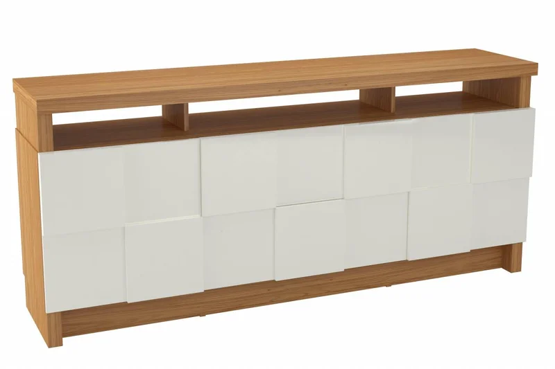 Aparador Barcelona 176cm con 2 Puertas y 2 Cajones 100% MDF en Blanco - Aparadores y recibidores, Uruguay | Balton, vista 10