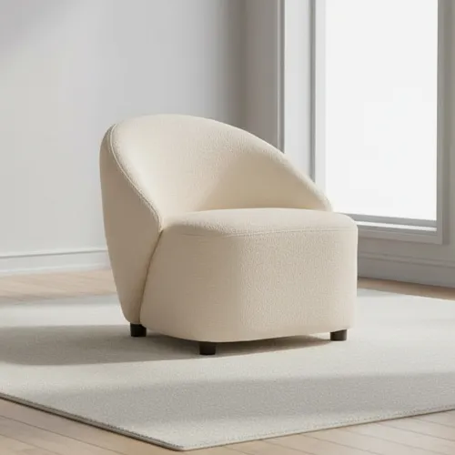 Butaca 1 Cuerpo Tela Blanco Chlóe Offwhite en Off-white - Sillones y sofás, Uruguay | Divino