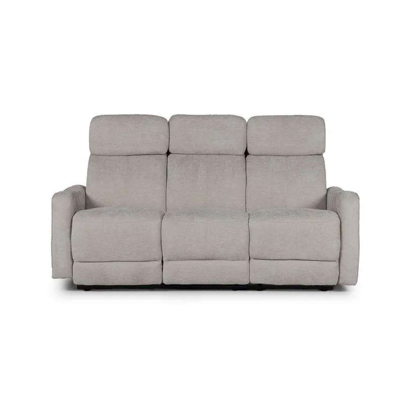 Sofá Pacific (Reclinable) - 3 cuerpos - Tela Microfibra - XHR-15 (Greige) en Beige - Sillones y sofás, Uruguay | NYR, vista 3