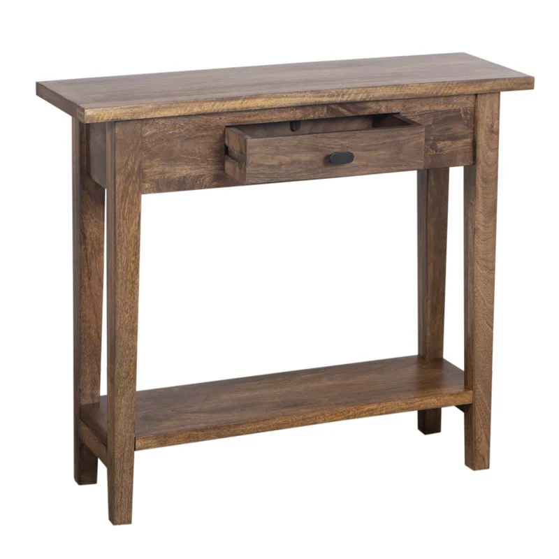 Consola Mdf-y-madera Marron Retro Castaño en Marrón - Mesas de living, Uruguay | Divino, vista 7