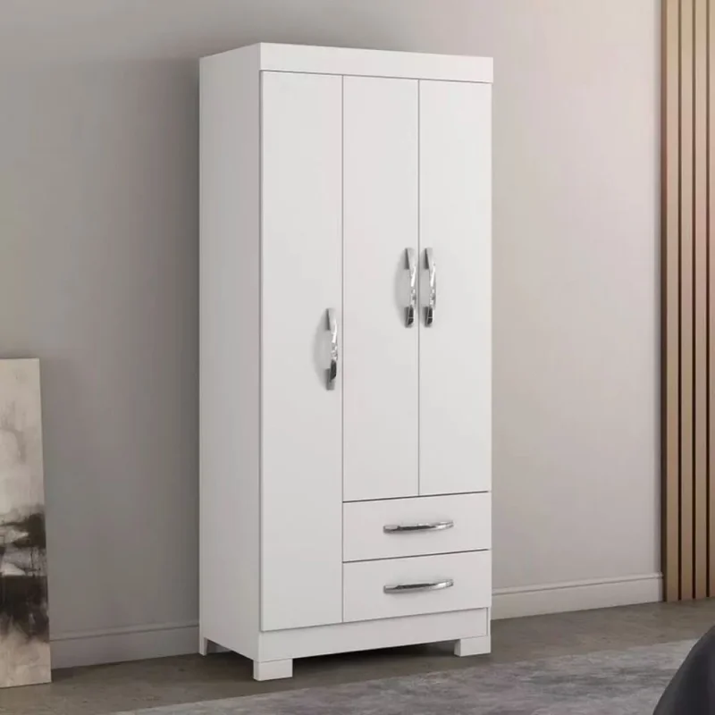 Ropero 3 puertas Flex en Blanco - Roperos y placares, Uruguay | La Cueva Muebles, vista 6