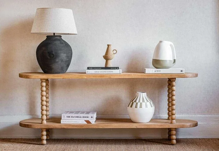 CONSOLA NODOS - 1.60 MTS en Madera natural - Muebles para TV, Uruguay | La Iberica, vista 6