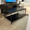 Mesa de Centro Ratona Rectangular Tapa Doble (Negro y Hierro Negro) - Mesas de living, Uruguay | Berna home, vista 3 de 3