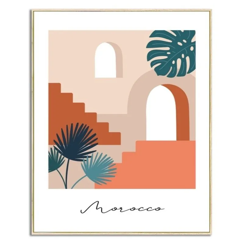 CUADRO CANVAS 40x50cm MARCO MOROCCO - Decoración de pared, Uruguay | Decohogar