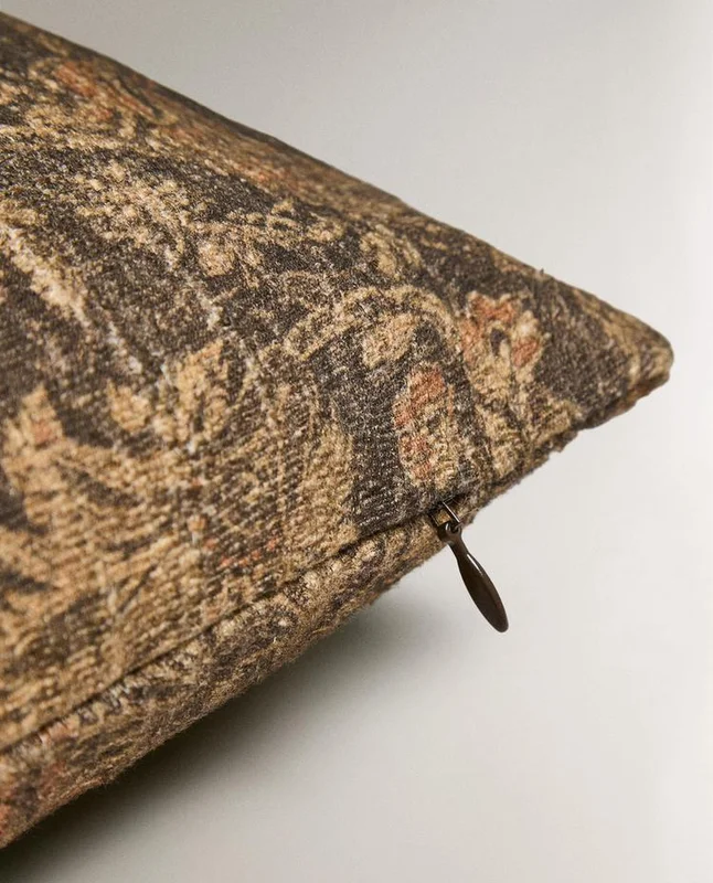 COJÍN ALARGADO LINO ALGODÓN en Marrón - Textiles, Uruguay | Zara Home, vista 5