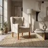 Butaca Lena - Tela Aquaclean - A fabricar en Beige - Butacas, banquetas y puffs, Uruguay | NYR, vista 2 de 4