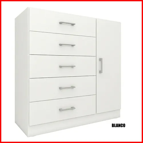 Comoda 5 cajones y puerta – Miami - Cómodas, Uruguay | Punto Unión