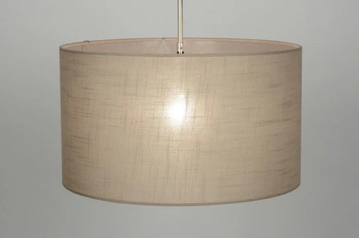 Colgante Simple Lino en Beige - Lámparas colgantes, Uruguay | La Perla, vista 2