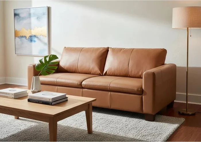 SOFA 100% CUERO - MODELO BLANC - 3 CUERPOS - MARRON en Marrón - Sillones y sofás, Uruguay | Champagne Home, vista 2