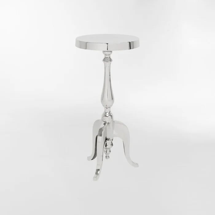 MESA AUXILIAR BAROCCO Plateado CIRCULAR en Plateado - Mesas de comedor, Uruguay | Viasono, vista 3