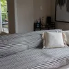 Manta para sillon y cama algodón Rayas Taupe - 130cm - Textiles, Uruguay | Buho Store, vista 6 de 8