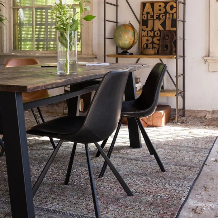 Silla FRANKY Negro en Negro - Sillas, Uruguay | Viasono