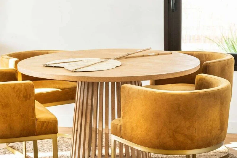 PALMA PARA PARED - BAMBOO Y FIBRAS en Madera natural - Decoración de pared, Uruguay | La Iberica, vista 10