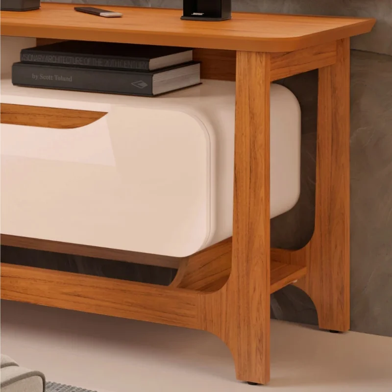 Rack con Panel Salvatore - Blanco - Muebles para TV, Uruguay | Ecowood, vista 3
