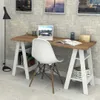 Escritorio con Caballetes (Tapa 25mm) - Self en Multicolor - Escritorios y sillas de escritorio, Uruguay | Delta Center, vista 1 de 7