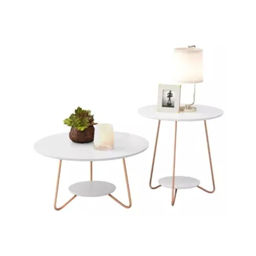 Mesa De Living Mesa Lateral Ratona Linea Retro Blanco - Mesas de living, Uruguay | Lais Muebles