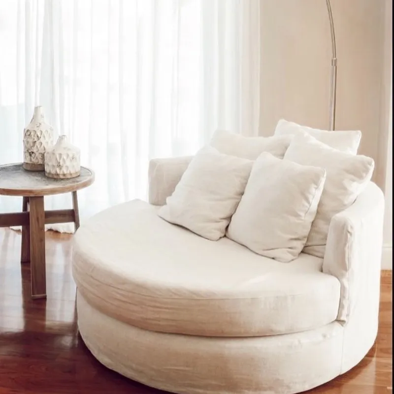 Sofá con funda Sandi en Beige - Sillones y sofás, Uruguay | Pieza Clave