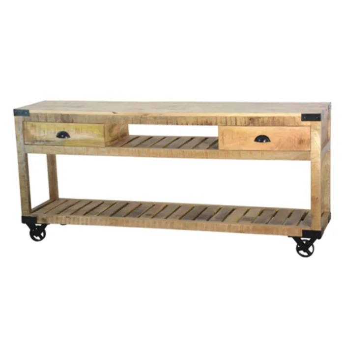 R-10 Rack en Madera natural - Muebles para TV, Uruguay | Victoriana, vista 2