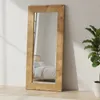 Espejo de Pie Linea Rimini en Madera natural - Espejos, Uruguay | La Cueva Muebles, vista 3 de 14