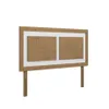 Respaldo de sommier 2 plazas Linea Veneza - Blanco/Miel en Multicolor - Dormitorio, Uruguay | La Cueva Muebles, vista 1 de 2
