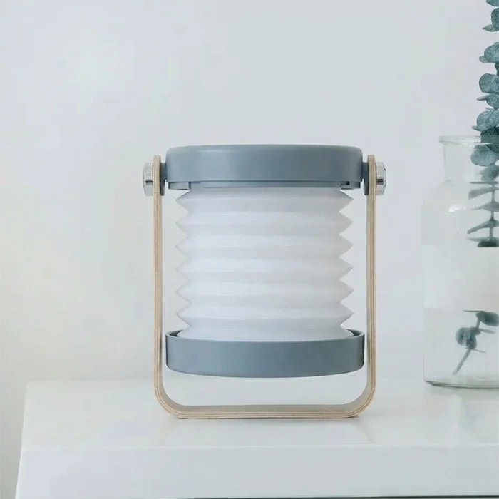 Lámpara De Mesa Mungay Recargable Dimm Gris en Gris - Lámparas de mesa, Uruguay | Serlux, vista 2