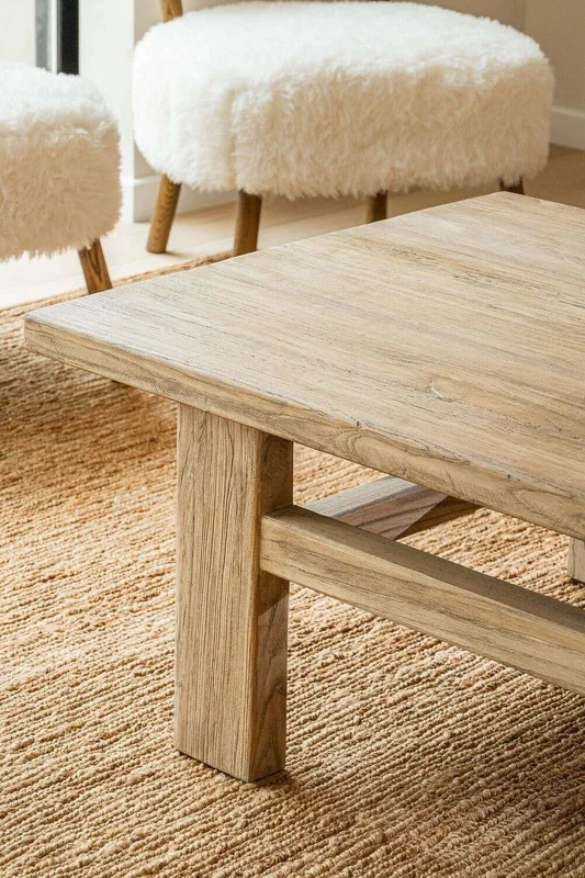MESA LIVING PAMPA - 1.50 X 0.80 en Madera natural - Mesas de living, Uruguay | La Iberica, vista 5