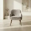 Butaca Melania - Tela Microfibra - C51 (Castaño) en Beige - Butacas, banquetas y puffs, Uruguay | NYR, vista 2 de 7
