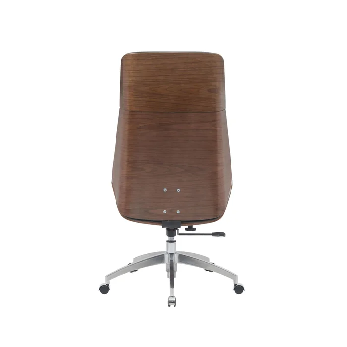 Asiento Gerencial Alto Madera-y-pu Negro Confort en Negro - Sillas de escritorio, Uruguay | Divino, vista 4